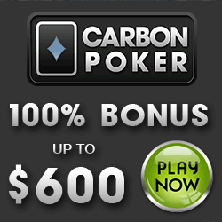Carbon Poker Deposit Bonus, US Players Accepted